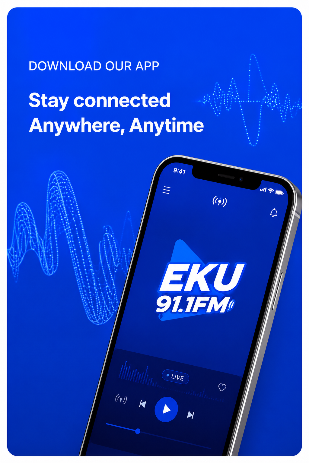 Download the EKU FM mobile app